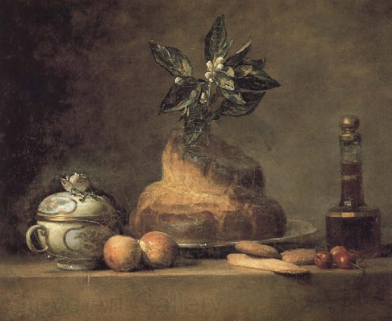 Jean Baptiste Simeon Chardin There is the still-life pastry cream